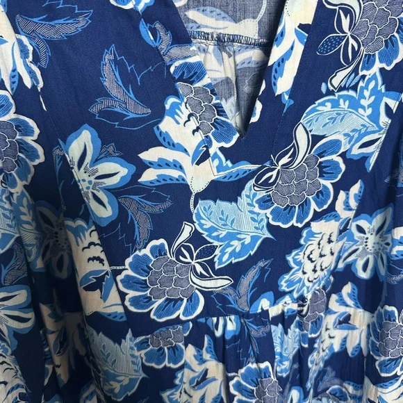 G by Giuliana Long Sleeve Dress in Elegant Blue 1X - Picture 5 of 6